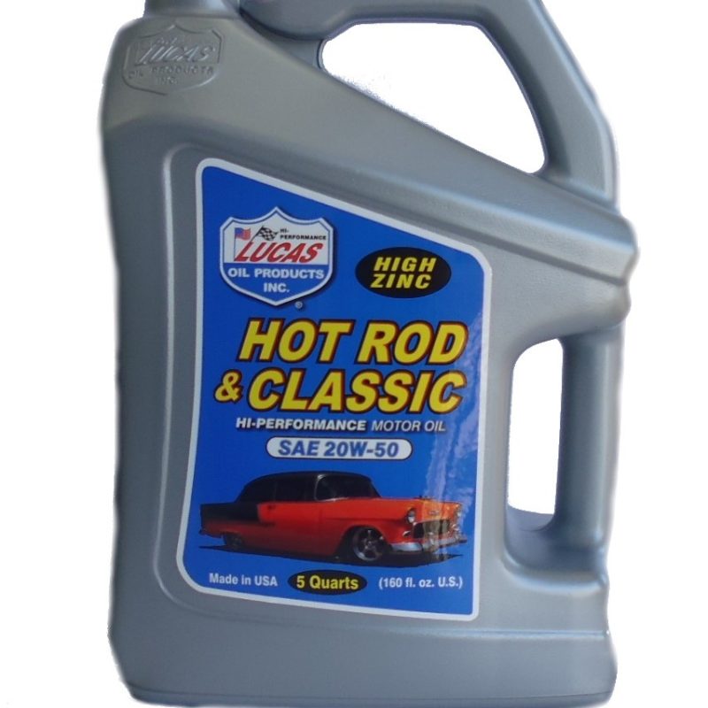 Lucas Hot Rod & Classic Motor Oil -5 Quarts